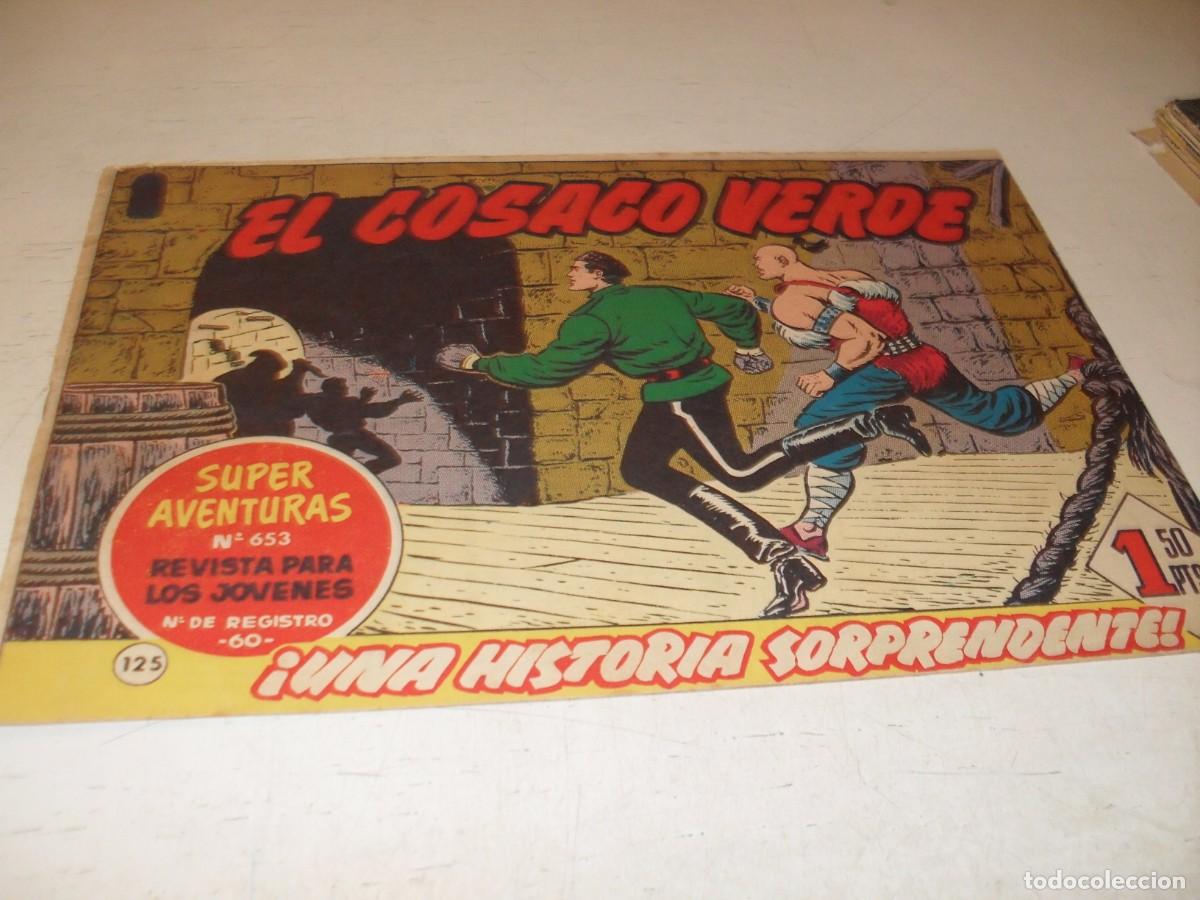 Tebeos: EL COSACO VERDE,ORIGINAL,N&ordm; 125,UNA HISTORIA SORPRENDENTE&iexcl;&iexcl;,DE VICTOR MORA,DE 144.BRUGUERA,1960