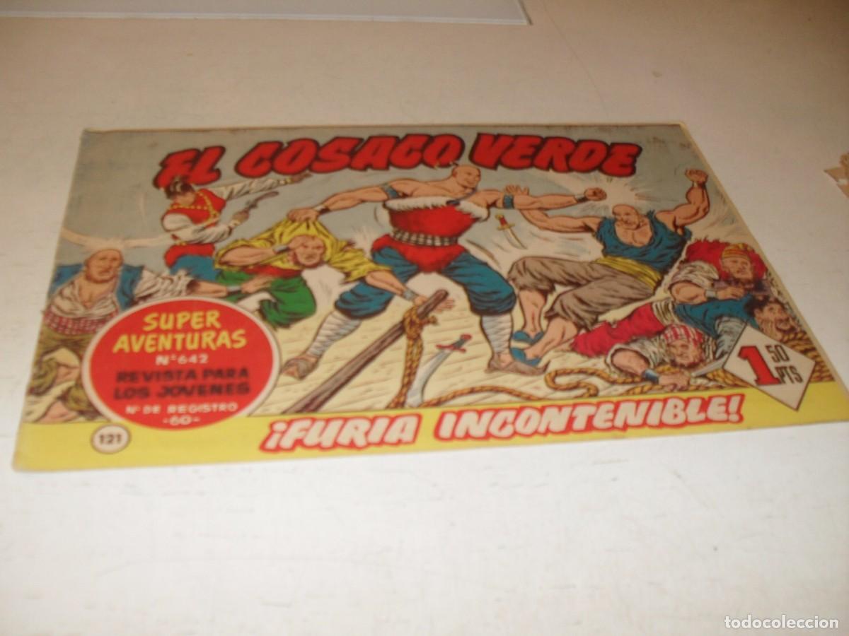 Livros de Banda Desenhada: EL COSACO VERDE,ORIGINAL,N&ordm; 121,FURIA INCONTENIBLE&iexcl;&iexcl;,DE VICTOR MORA,DE 144.BRUGUERA,1960