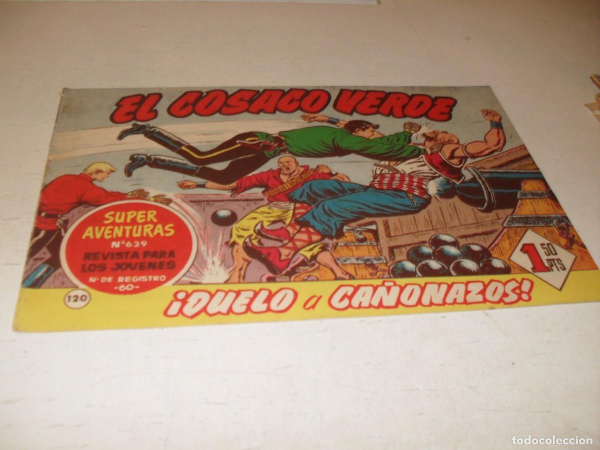 Livros de Banda Desenhada: EL COSACO VERDE,ORIGINAL,N&ordm; 120,DUELO A CA&Ntilde;ONAZOS&iexcl;&iexcl;,DE VICTOR MORA,DE 144.BRUGUERA,1960