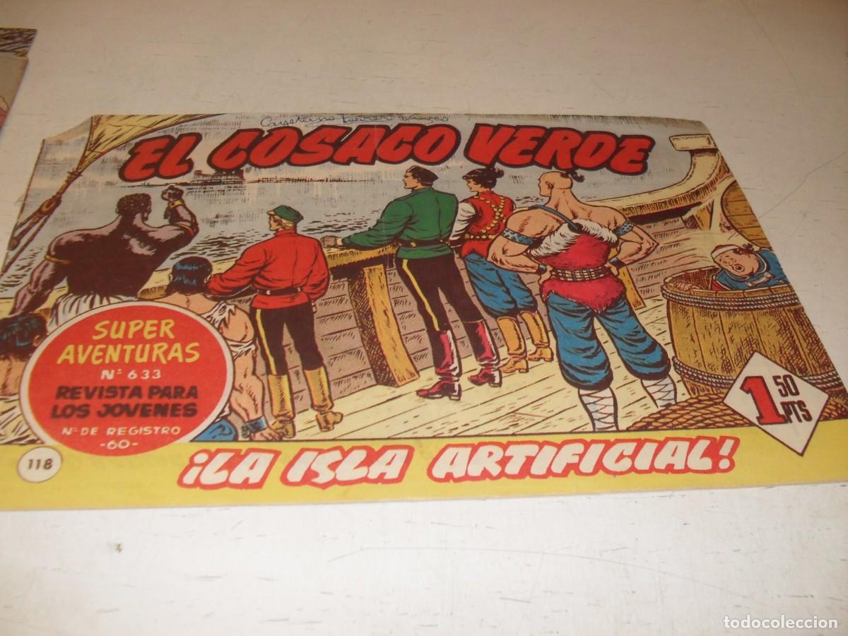 Livros de Banda Desenhada: EL COSACO VERDE,ORIGINAL,N&ordm; 118,LA ISLA ARTIFICIAL&iexcl;&iexcl;,DE VICTOR MORA,DE 144.BRUGUERA,1960