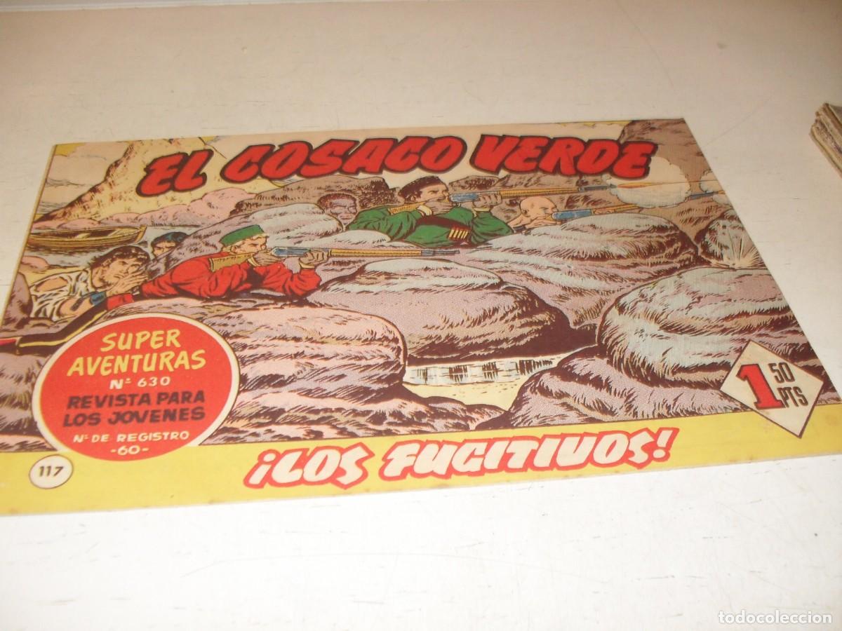 Tebeos: EL COSACO VERDE,ORIGINAL,N&ordm; 117,LOS FUGITIVOS&iexcl;&iexcl;,DE VICTOR MORA,DE 144.BRUGUERA,1960