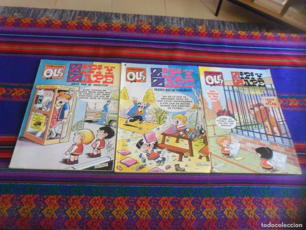 Tebeos: OL&Eacute; ZIPI Y ZAPE 1&ordf; ED EDICI&Oacute;N N&ordm;S 125 N&ordm; LOMO 1977, 157 1978 Y 185 1979. BRUGUERA 50 60 75 PTS. BE.