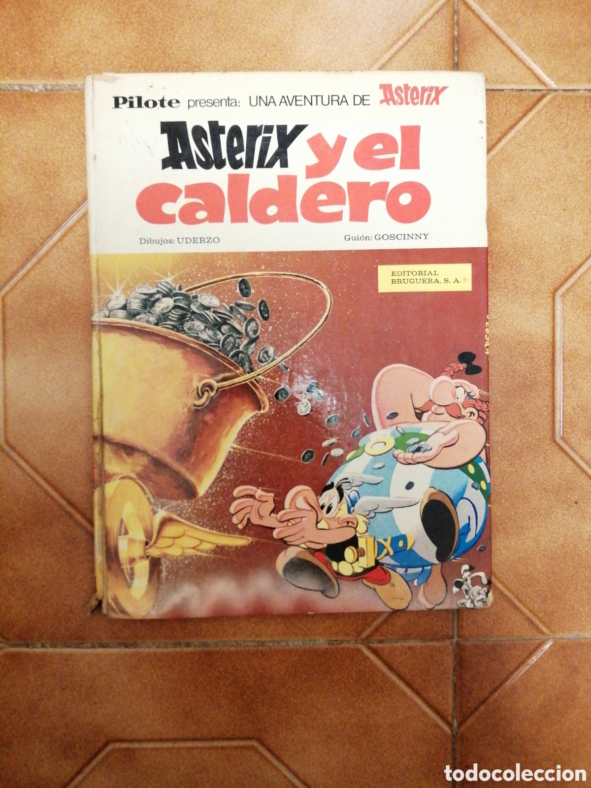 Tebeos: La Colecci&oacute;n PILOTO presenta una aventura de ASTERIX Y EL CALDERO (1a ed. 1970 Editorial Molino)
