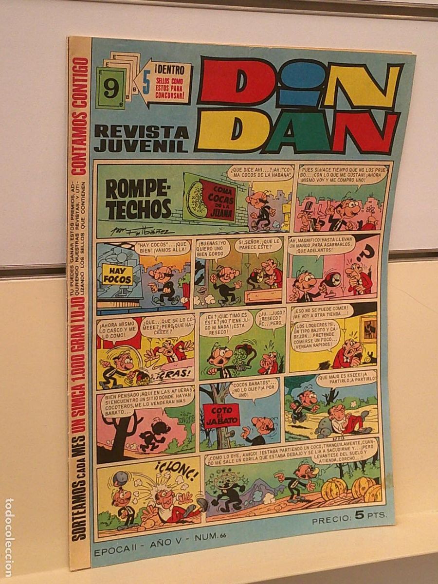 Tebeos: DIN DAN N&ordm; 66 - BRUGUERA