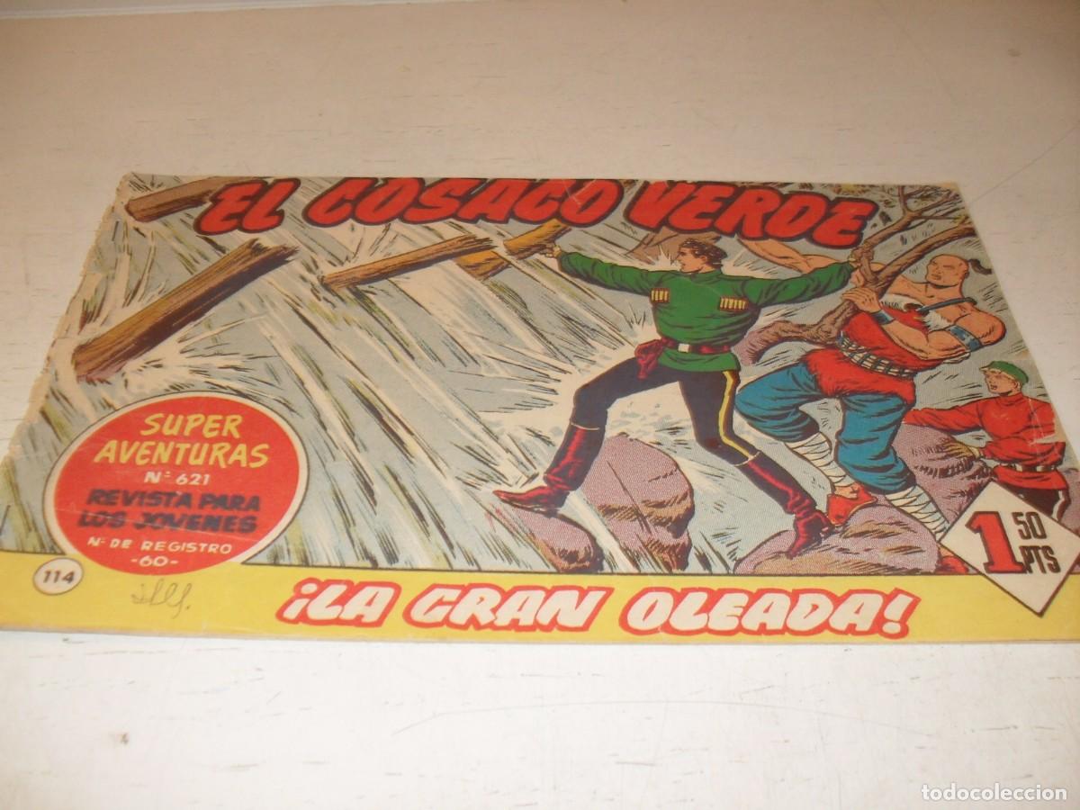 Tebeos: EL COSACO VERDE,ORIGINAL,N&ordm; 114,LA GRAN OLEADA&iexcl;&iexcl;,DE VICTOR MORA,DE 144.BRUGUERA,1960