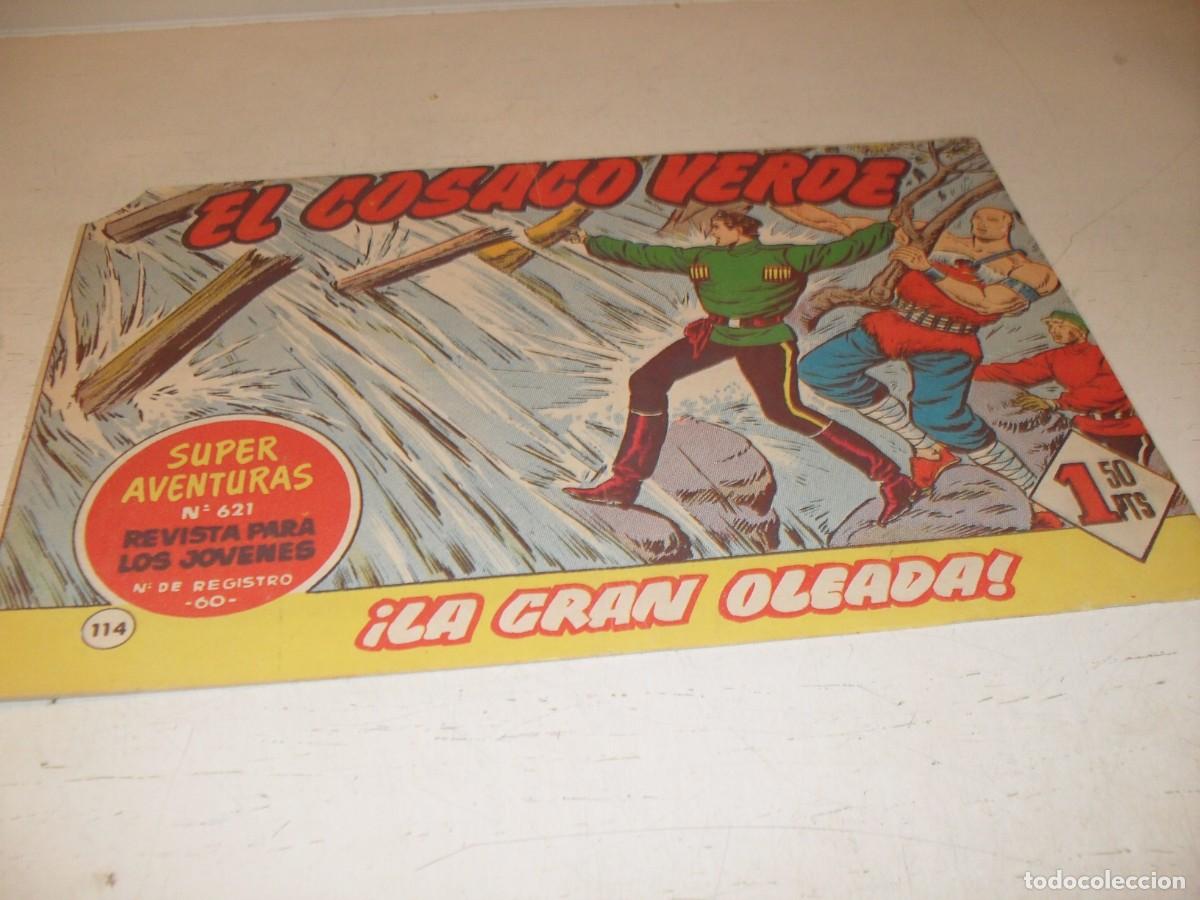Tebeos: EL COSACO VERDE,ORIGINAL,N&ordm; 114,LA GRAN OLEADA&iexcl;&iexcl;,DE VICTOR MORA,DE 144.BRUGUERA,1960