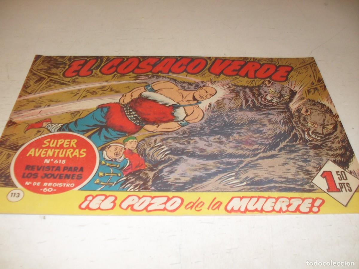 Tebeos: EL COSACO VERDE,ORIGINAL,N&ordm; 113,EL P&Ograve;ZO DE LA MUERTE&iexcl;&iexcl;,DE VICTOR MORA,DE 144.BRUGUERA,1960