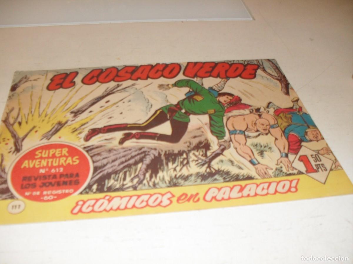 Tebeos: EL COSACO VERDE,ORIGINAL,N&ordm; 111,COMICOS EN PALACIO&iexcl;&iexcl;,DE VICTOR MORA,DE 144.BRUGUERA,1960