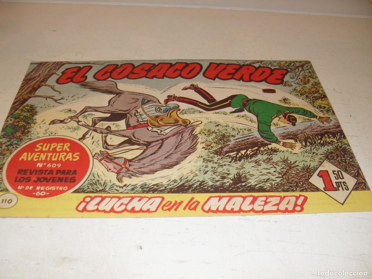 Tebeos: EL COSACO VERDE,ORIGINAL,N&ordm; 110,LUCHA EN LA MALEZA&iexcl;&iexcl;,DE VICTOR MORA,DE 144.BRUGUERA,1960