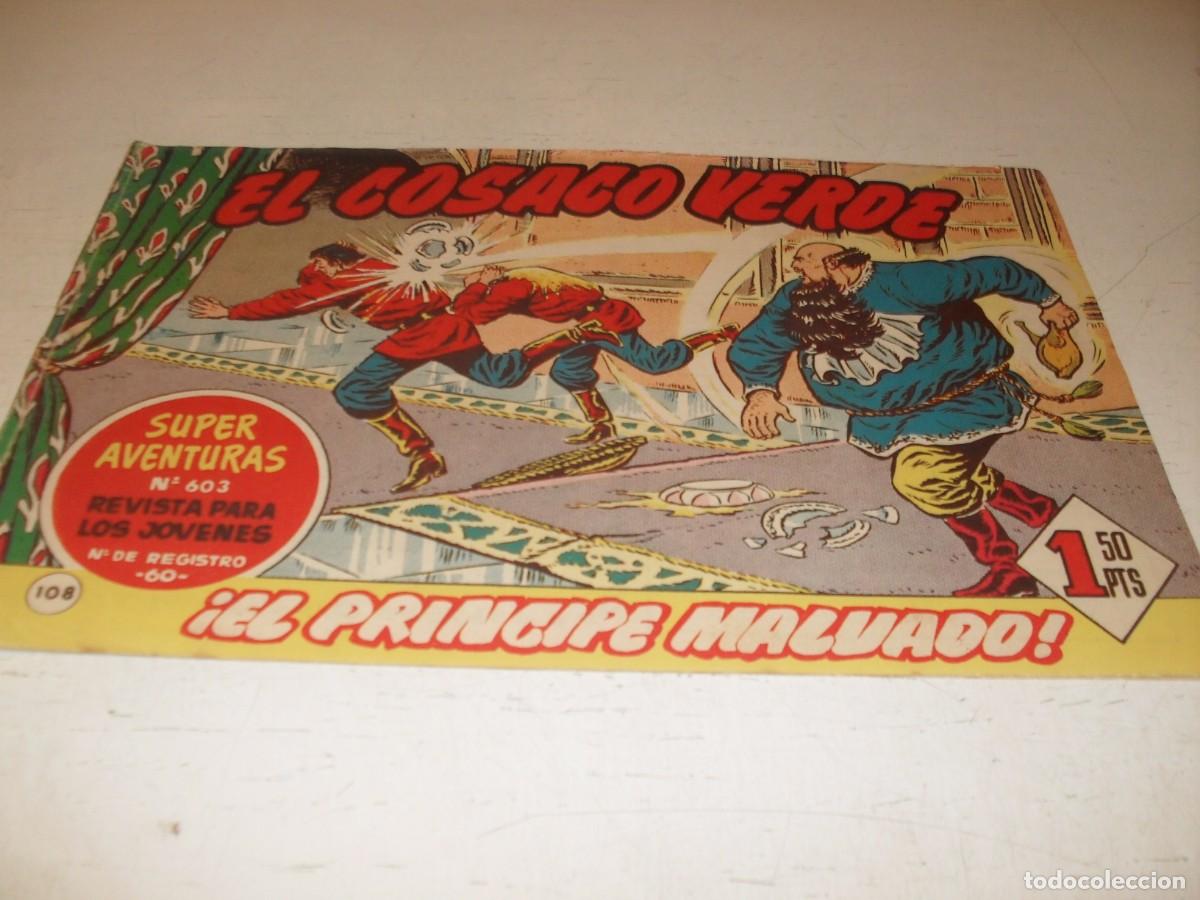 Tebeos: EL COSACO VERDE,ORIGINAL,N&ordm; 108,EL PRINCIPE MALVADO&iexcl;&iexcl;,DE VICTOR MORA,DE 144.BRUGUERA,1960