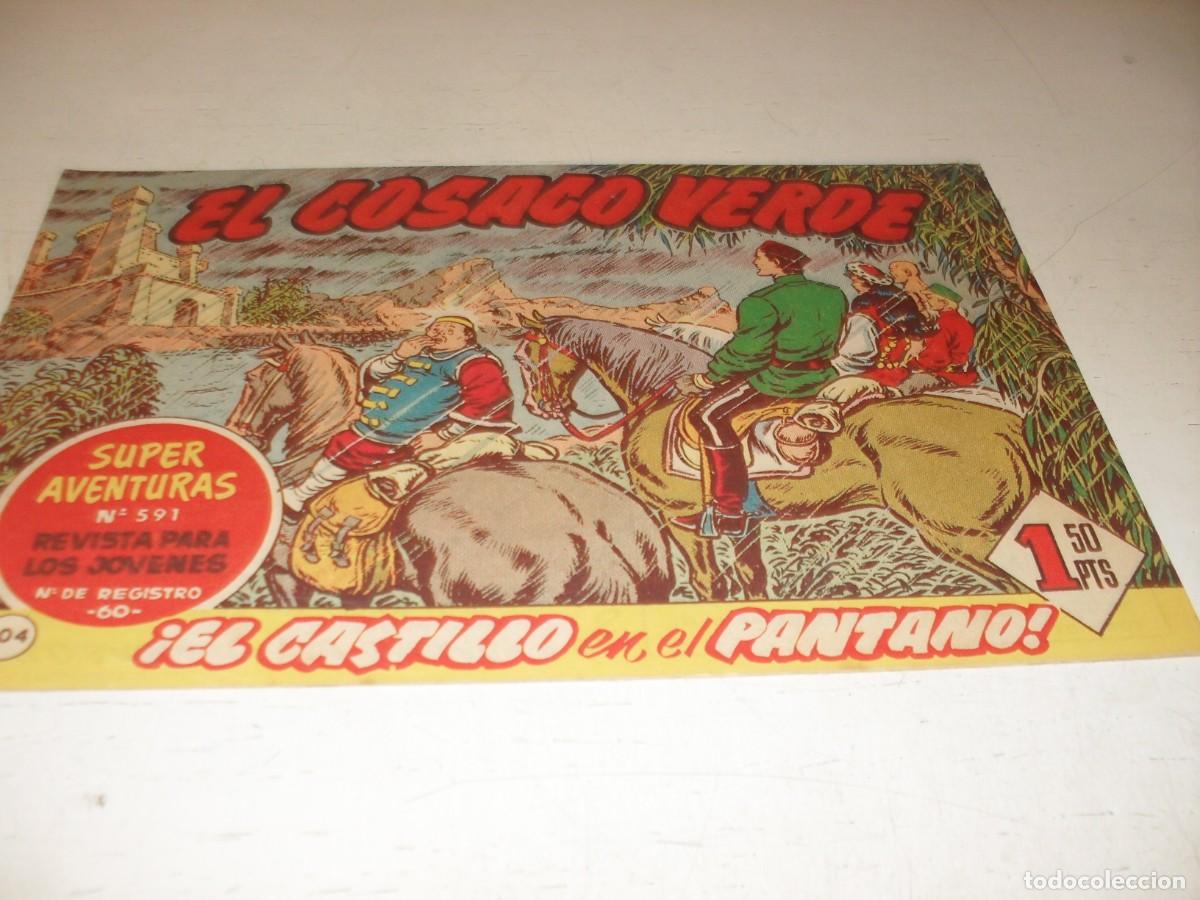 Tebeos: EL COSACO VERDE,ORIGINAL,N&ordm; 104,EL CASTILLO EN EL PANTANO&iexcl;&iexcl;,DE VICTOR MORA,DE 144.BRUGUERA,1960