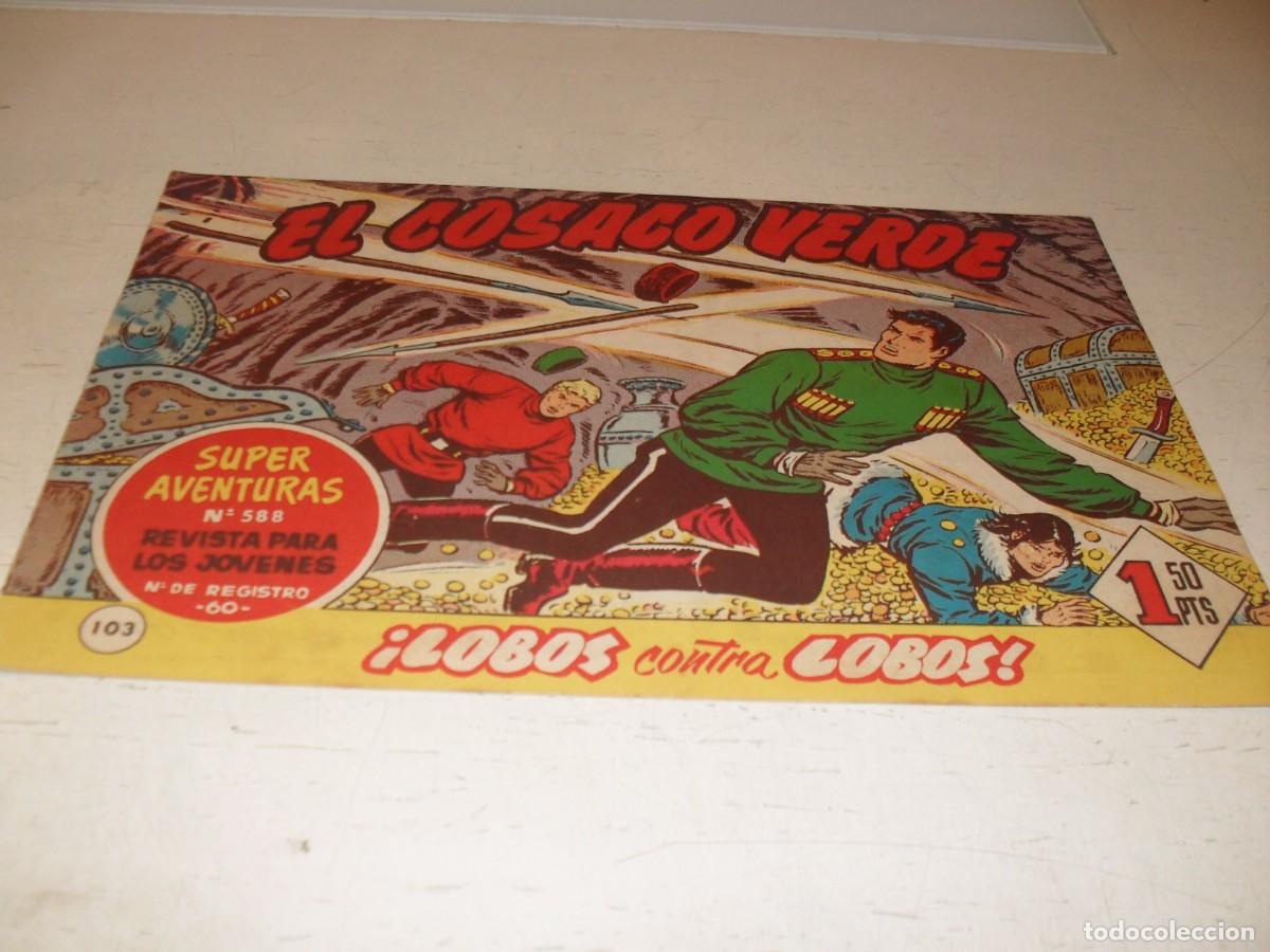 Tebeos: EL COSACO VERDE,ORIGINAL,N&ordm; 103,LOBOS CONTRA LOBOS&iexcl;&iexcl;,DE VICTOR MORA,DE 144.BRUGUERA,1960