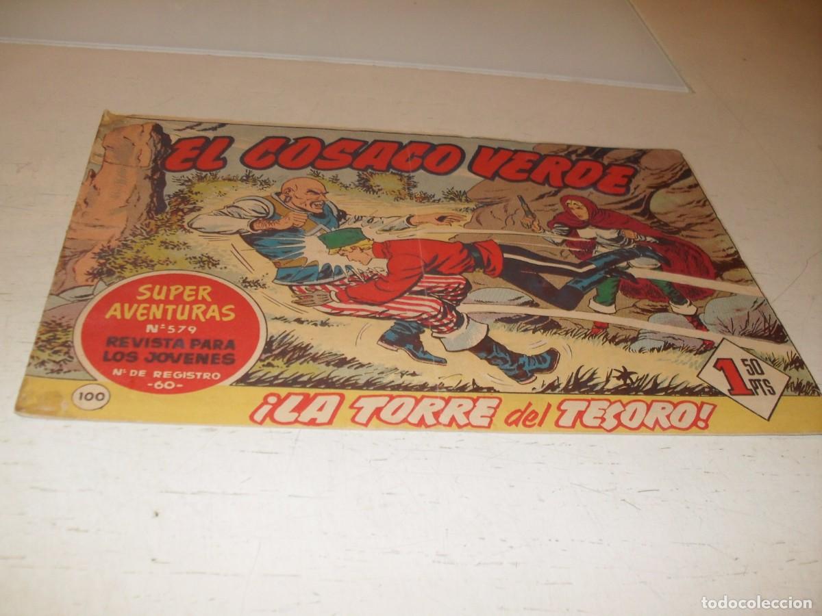 Tebeos: EL COSACO VERDE,ORIGINAL,N&ordm; 100,LA TORRE DEL TESORO&iexcl;&iexcl;,DE VICTOR MORA,DE 144.BRUGUERA,1960