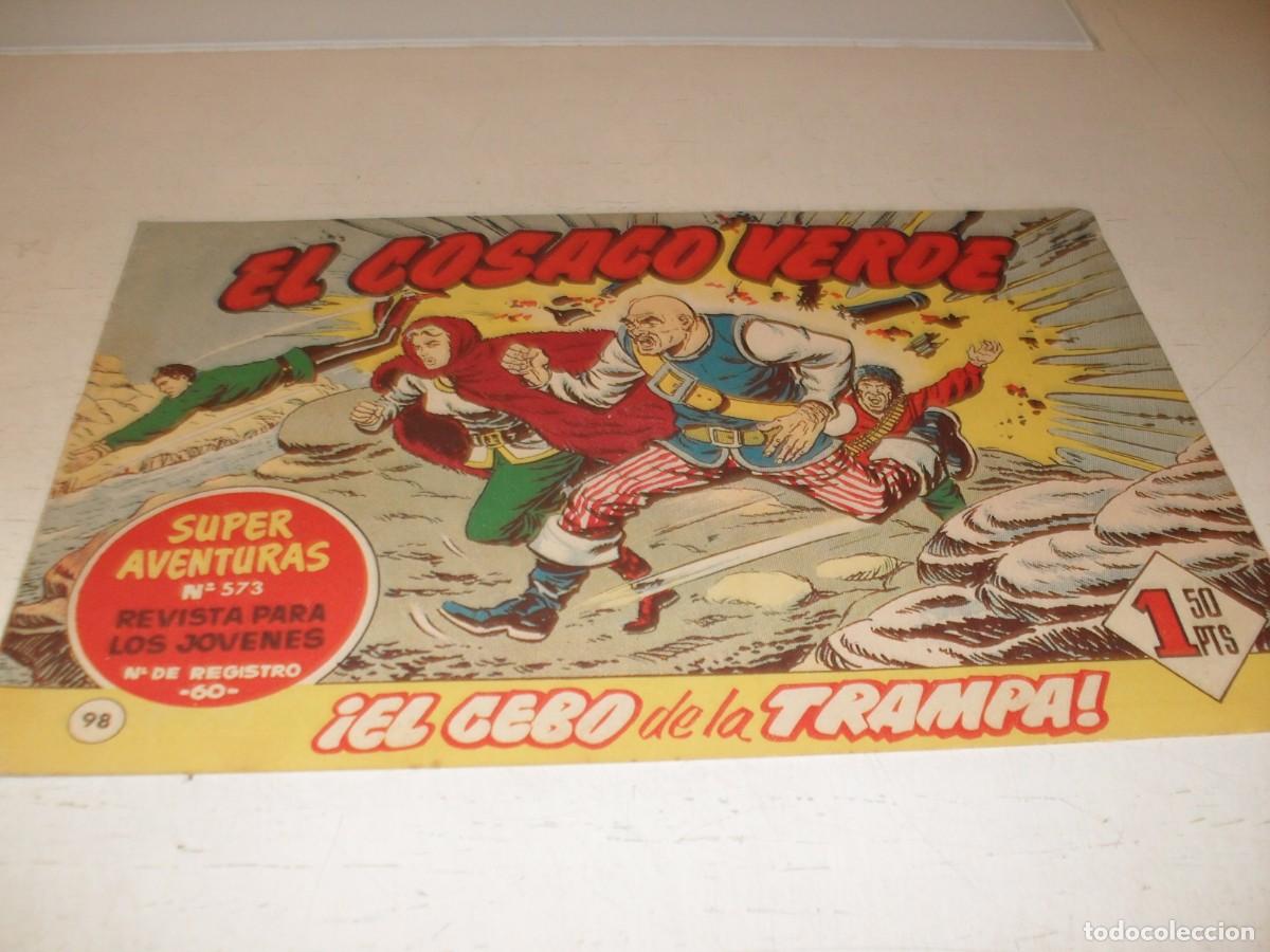 Tebeos: EL COSACO VERDE,ORIGINAL,N&ordm; 98,EL CEBO DE LA TRAMPA&iexcl;&iexcl;,DE VICTOR MORA,DE 144.BRUGUERA,1960
