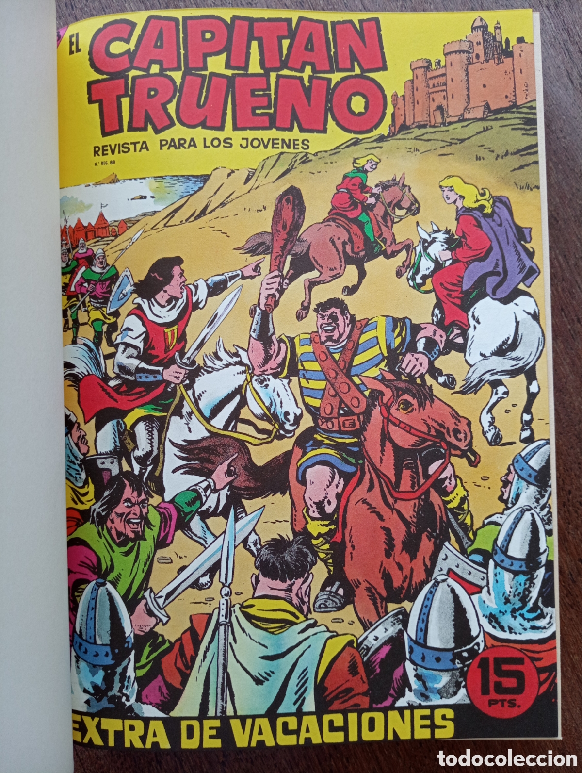 Tebeos: TOMO CAPITAN TRUENO JABATO COSACO VERDE EXTRAS