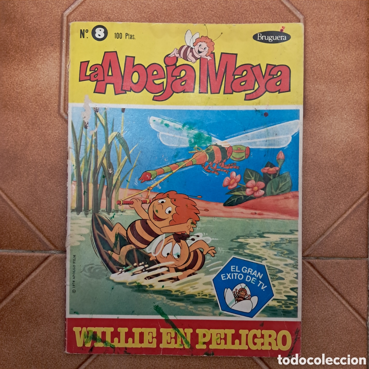 Tebeos: LA ABEJA MAYA. N&ordm; 8. WILLIE EN PELIGRO. ED. 1978 BRUGUERA