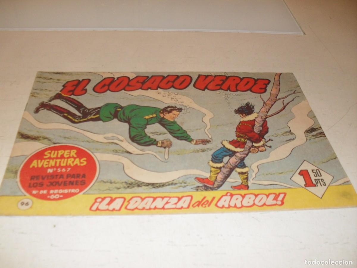 Tebeos: EL COSACO VERDE,ORIGINAL,N&ordm; 96,LA DANZA DEL ARBOL&iexcl;&iexcl;,DE VICTOR MORA,DE 144.BRUGUERA,1960