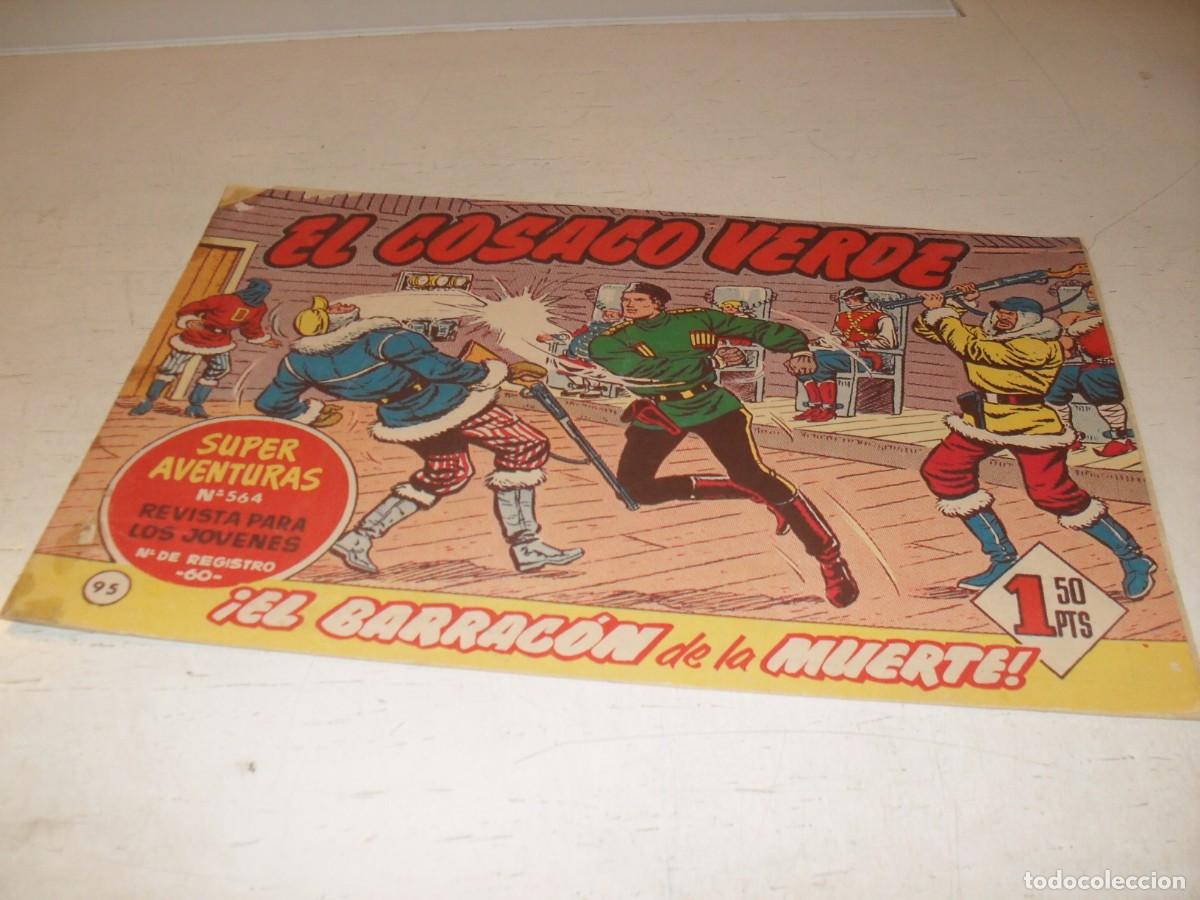 Tebeos: EL COSACO VERDE,ORIGINAL,N&ordm; 95,EL BARRACON DE LA MUERTE&iexcl;&iexcl;,DE VICTOR MORA,DE 144.BRUGUERA,1960