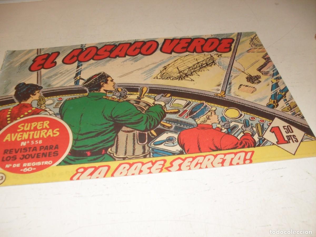Tebeos: EL COSACO VERDE,ORIGINAL,N&ordm; 93,LA BASE SECRETA&iexcl;&iexcl;,DE VICTOR MORA,DE 144.BRUGUERA,1960
