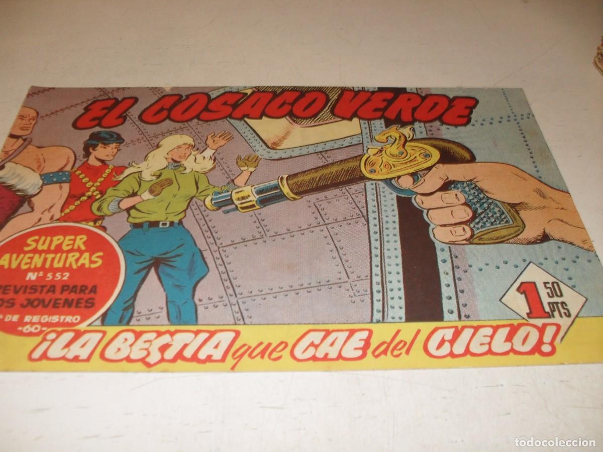 Tebeos: EL COSACO VERDE,ORIGINAL,N&ordm; 91,LA BESTIA QUE CAE DEL CIELO&iexcl;&iexcl;,DE VICTOR MORA,DE 144.BRUGUERA,1960