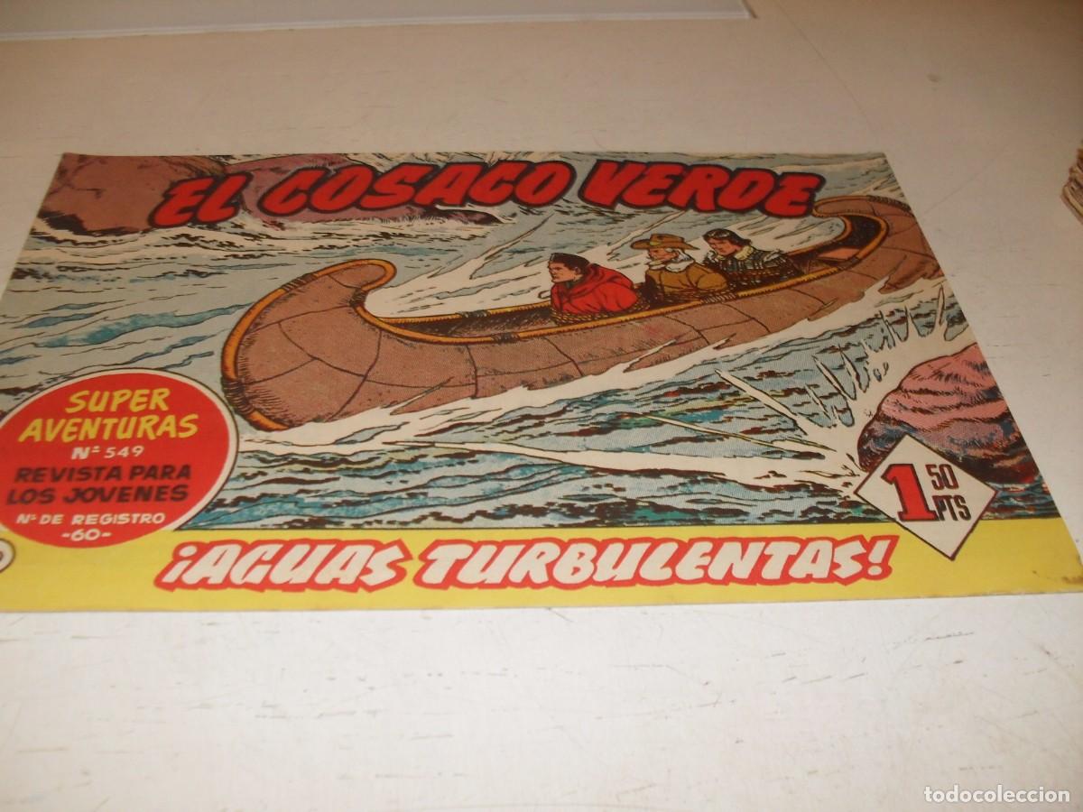 Tebeos: EL COSACO VERDE,ORIGINAL,N&ordm; 90,AGUAS TURBULENTAS&iexcl;&iexcl;,DE VICTOR MORA,DE 144.BRUGUERA,1960