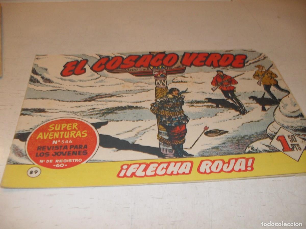 Tebeos: EL COSACO VERDE,ORIGINAL,N&ordm; 89,FLECHA ROJA&iexcl;&iexcl;,DE VICTOR MORA,DE 144.BRUGUERA,1960