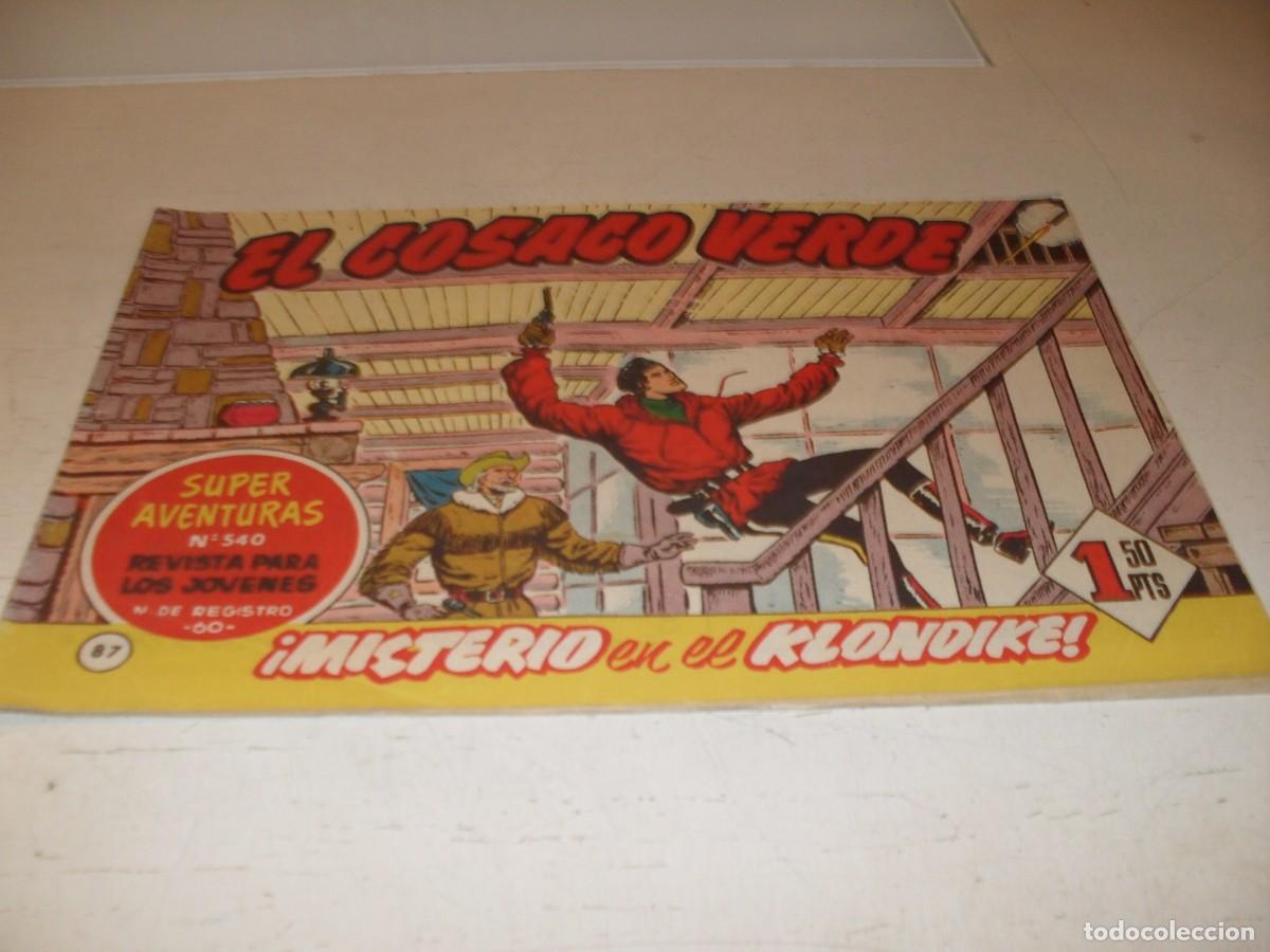 Tebeos: EL COSACO VERDE,ORIGINAL,N&ordm; 87,MISTERIO EN EL KLONDIKE&iexcl;&iexcl;,DE VICTOR MORA,DE 144.BRUGUERA,1960