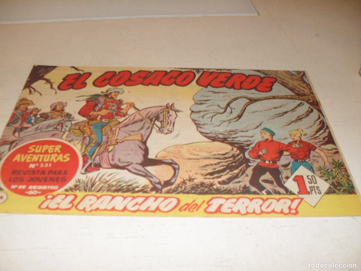 Tebeos: EL COSACO VERDE,ORIGINAL,N&ordm; 84,EL RANCHO DEL TERROR&iexcl;&iexcl;,DE VICTOR MORA,DE 144.BRUGUERA,1960