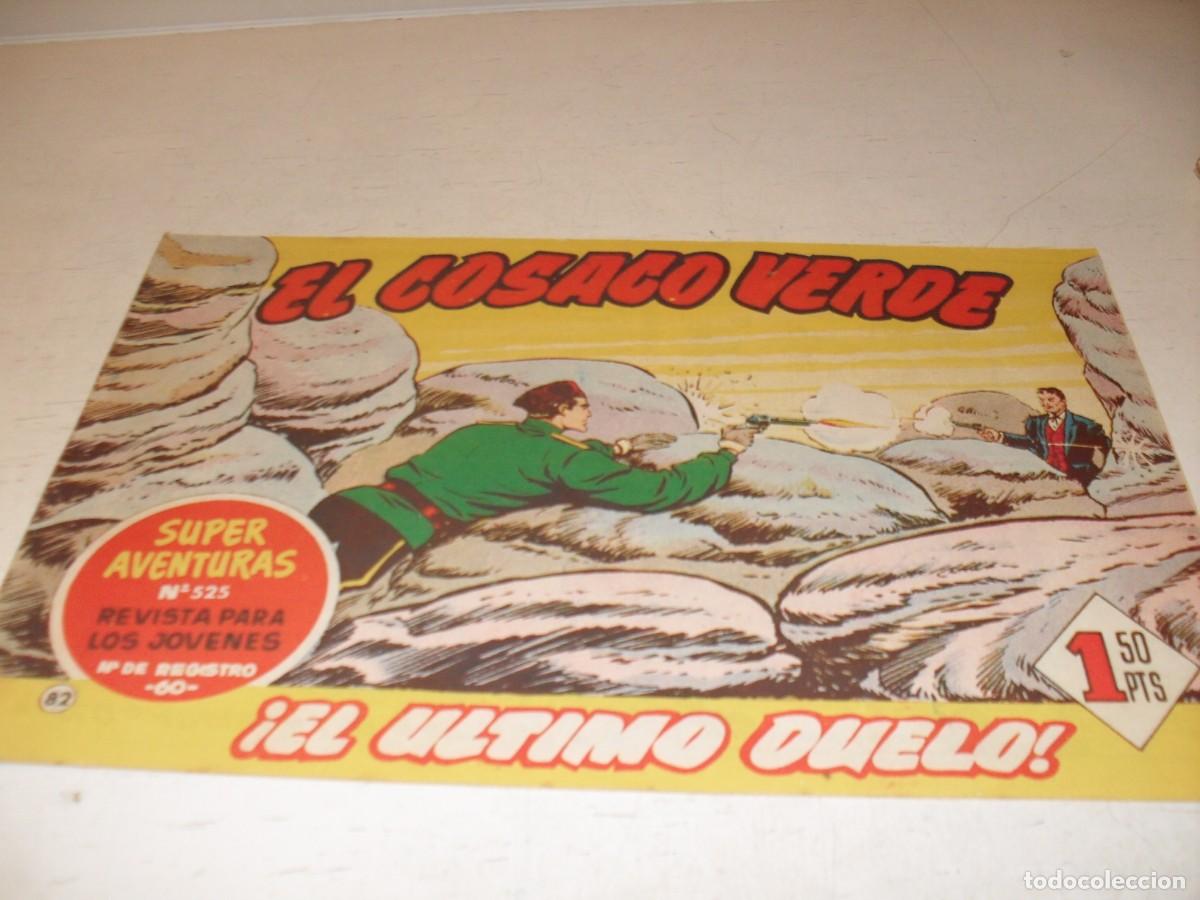 Tebeos: EL COSACO VERDE,ORIGINAL,N&ordm; 82,EL ULTIMO DUELO,DE VICTOR MORA,DE 144.BRUGUERA,1960