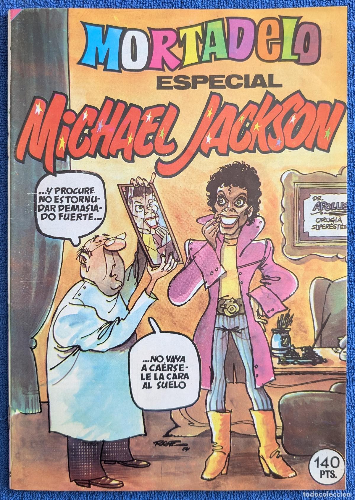 Tebeos: Especial Michael Jackson - Mortadelo Especial n&ordm; 187 - Bruguera (1984) &iexcl;Buen estado!