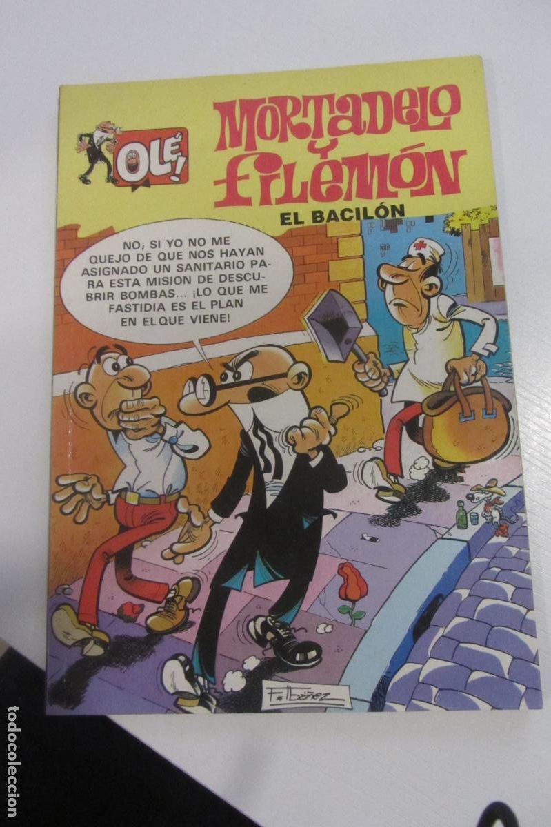 Tebeos: COLECCI&Oacute;N OL&Eacute; 5 - MORTADELO Y FILEM&Oacute;N - EL BACILON - EDICIONES B 1&ordf; EDICI&Oacute;N 1993 arx67