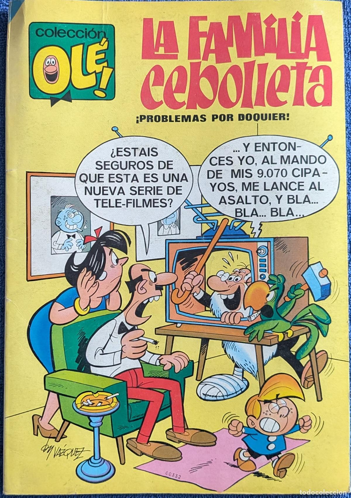 Tebeos: La familia Cebolleta - Problemas por Doquier - OLE - Bruguera (1984)