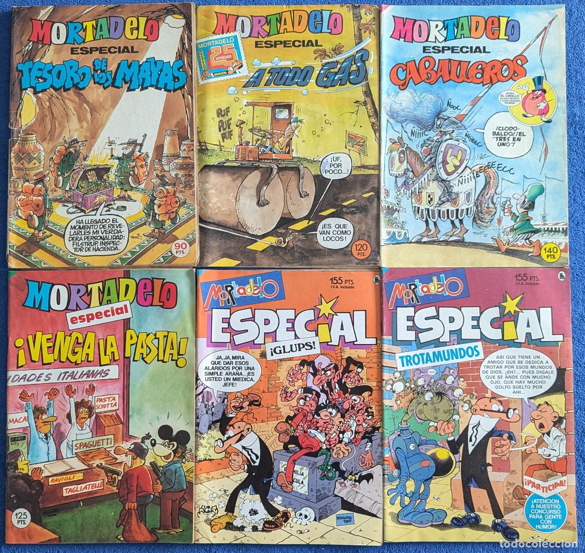Tebeos: Lote de 6 tebeos de Mortadelo Especial - Bruguera