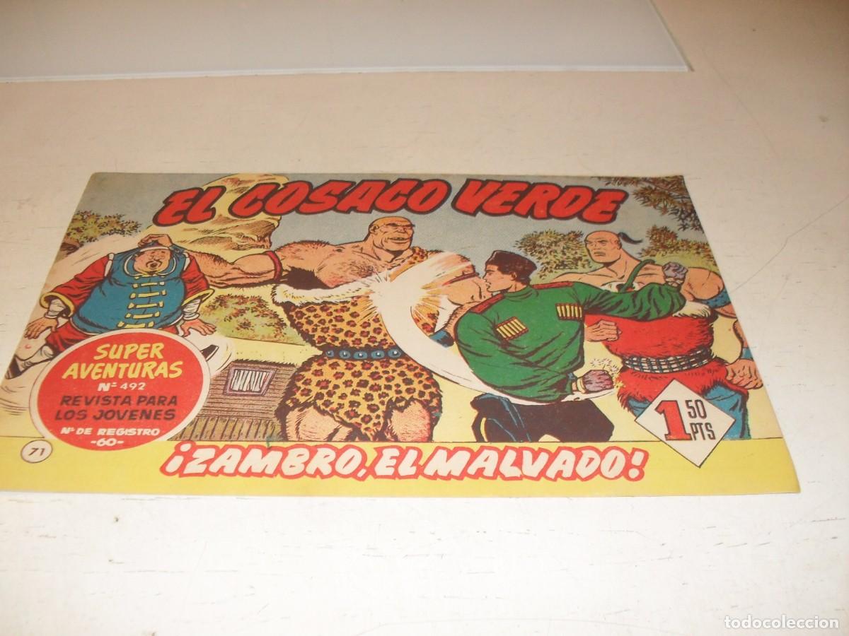Tebeos: EL COSACO VERDE,ORIGINAL,N&ordm; 71,ZAMBRO,EL MALVADO&iexcl;&iexcl;,DE VICTOR MORA,DE 144.BRUGUERA,1960