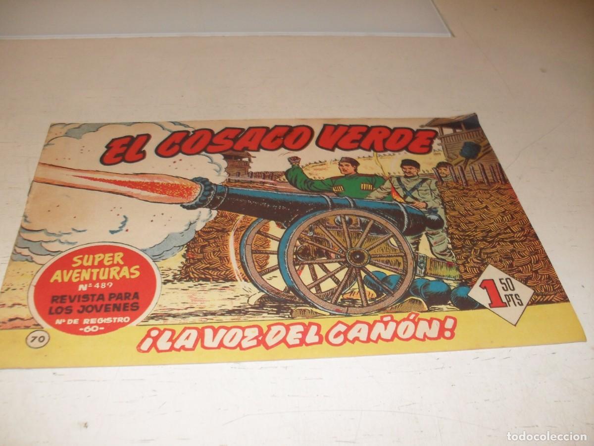 Tebeos: EL COSACO VERDE,ORIGINAL,N&ordm; 70,LA VOZ DEL CA&Ntilde;ON&iexcl;&iexcl;,DE VICTOR MORA,DE 144.BRUGUERA,1960