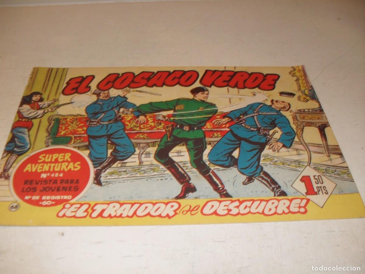 Tebeos: EL COSACO VERDE,ORIGINAL,N&ordm; 68,EL TRAIDOR SE DESCUBRE&iexcl;&iexcl;,DE VICTOR MORA,DE 144.BRUGUERA,1960