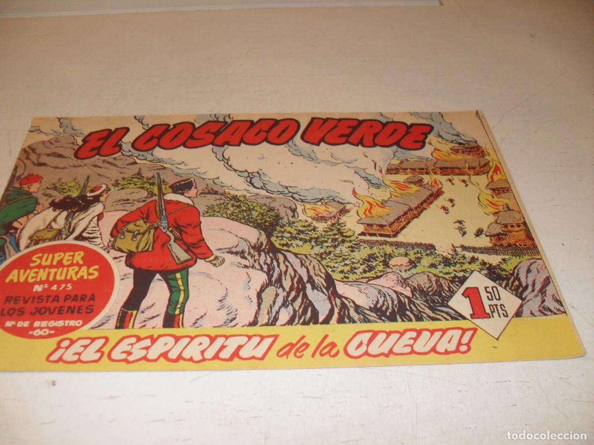 Tebeos: EL COSACO VERDE,ORIGINAL,N&ordm; 65,EL ESPIRITU DE LA CUEVA&iexcl;&iexcl;,DE VICTOR MORA,DE 144.BRUGUERA,1960