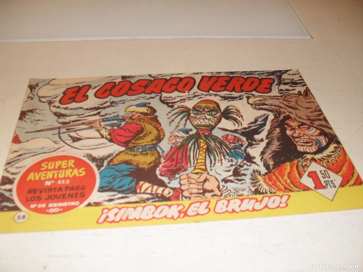 Tebeos: EL COSACO VERDE,ORIGINAL,N&ordm; 58,SIMBOK,EL BRUJO&iexcl;&iexcl;,DE VICTOR MORA,DE 144.BRUGUERA,1960