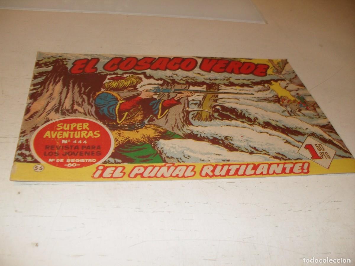 Tebeos: EL COSACO VERDE,ORIGINAL,N&ordm; 55,EL PU&Ntilde;AL RUTILANTE&iexcl;&iexcl;,DE VICTOR MORA,DE 144.BRUGUERA,1960