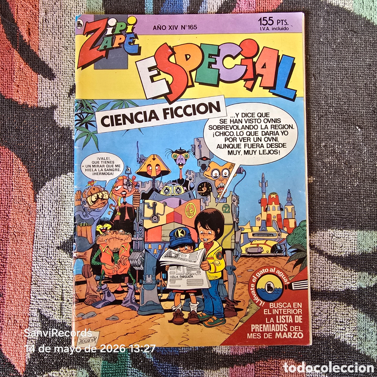 Tebeos: ZIPI Y ZAPE ESPECIAL 165: CIENCIA FICCI&Oacute;N (A&Ntilde;O XIV) (BRUGUERA)