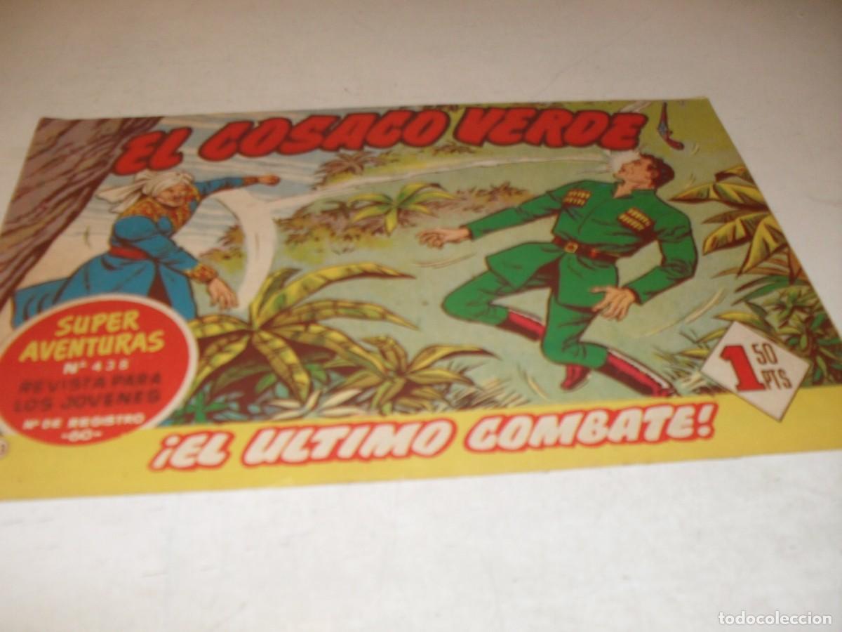 Tebeos: EL COSACO VERDE,ORIGINAL,N&ordm; 53,EL ULTIMO COMBATE&iexcl;&iexcl;,DE VICTOR MORA,DE 144.BRUGUERA,1960