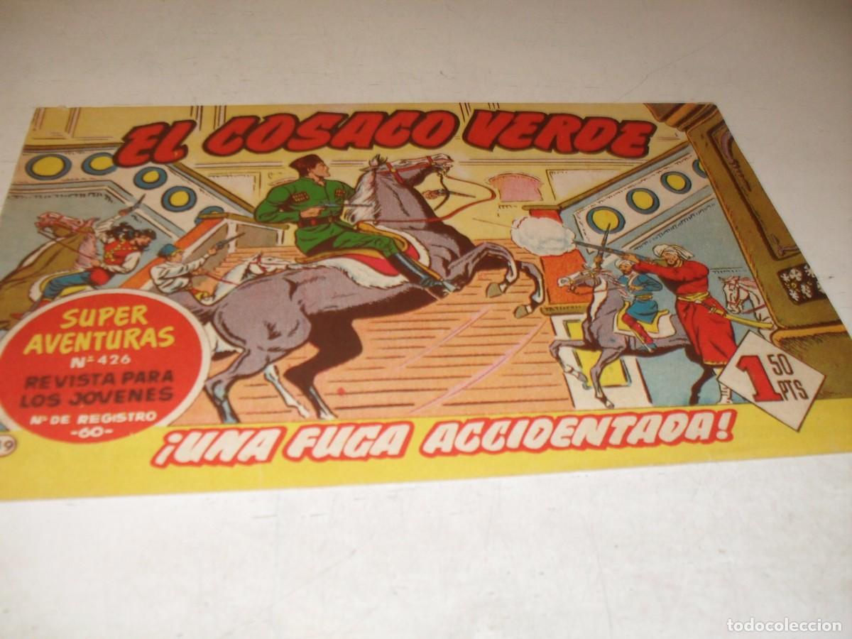 Tebeos: EL COSACO VERDE,ORIGINAL,N&ordm; 49,UNA FUGA ACCIDENTADA&iexcl;&iexcl;,DE VICTOR MORA,DE 144.BRUGUERA,1960