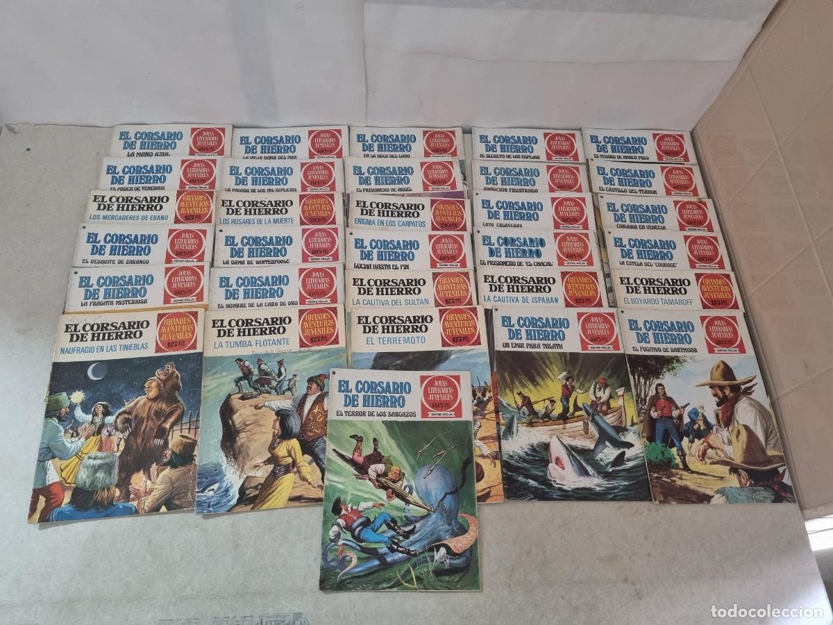 Tebeos: Lote de 31 c&oacute;mics de El corsario de hierro grandes aventuras juveniles