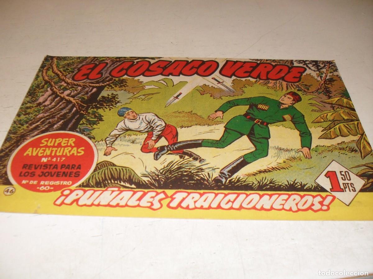 Tebeos: EL COSACO VERDE,ORIGINAL,N&ordm; 46,PU&Ntilde;ALES TRAICIONEROS&iexcl;&iexcl;,DE VICTOR MORA,DE 144.BRUGUERA,1960