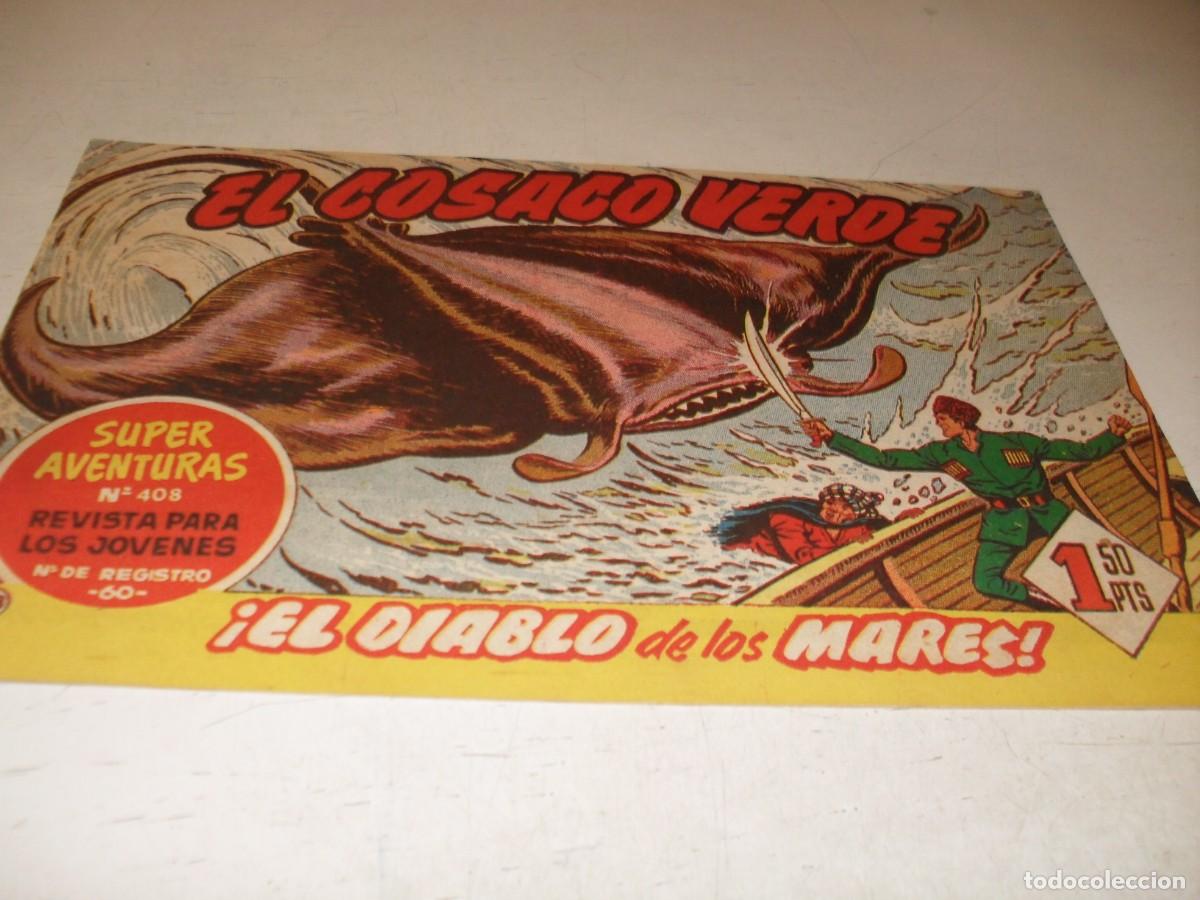 Tebeos: EL COSACO VERDE,ORIGINAL,N&ordm; 43,EL DIABLO DE LOS MARES&iexcl;&iexcl;,DE VICTOR MORA,DE 144.BRUGUERA,1960