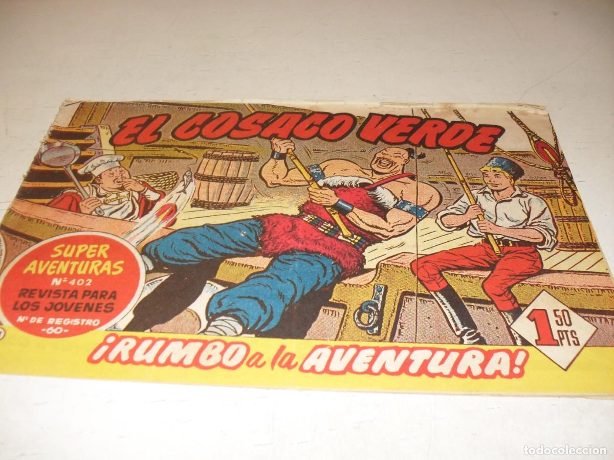 Tebeos: EL COSACO VERDE,ORIGINAL,N&ordm; 41,RUMBO A LA AVENTURA&iexcl;&iexcl;,DE VICTOR MORA,DE 144.BRUGUERA,1960