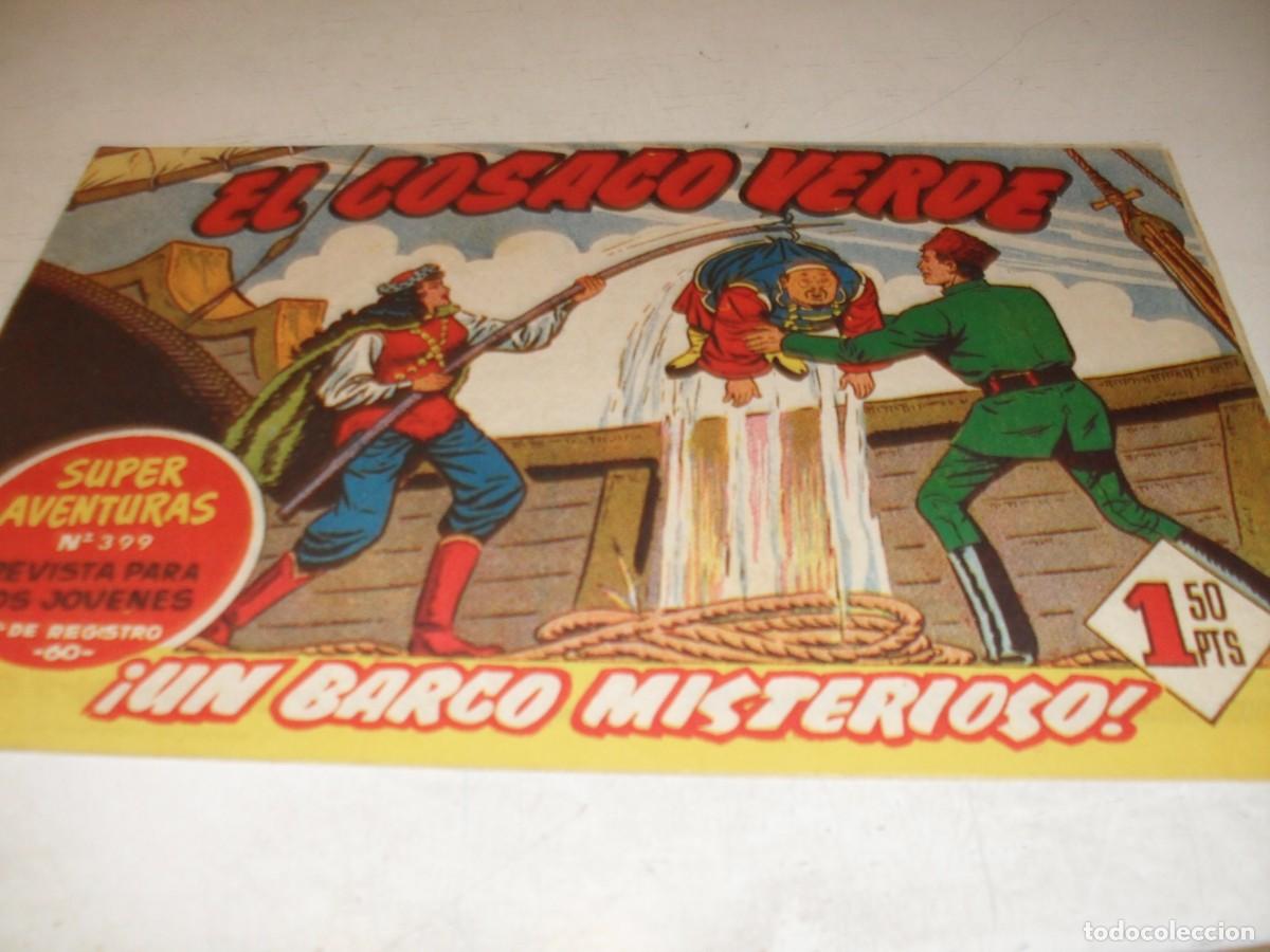 Tebeos: EL COSACO VERDE,ORIGINAL,N&ordm; 40,UN BARCO MISTERIOSO&iexcl;&iexcl;,DE VICTOR MORA,DE 144.BRUGUERA,1960