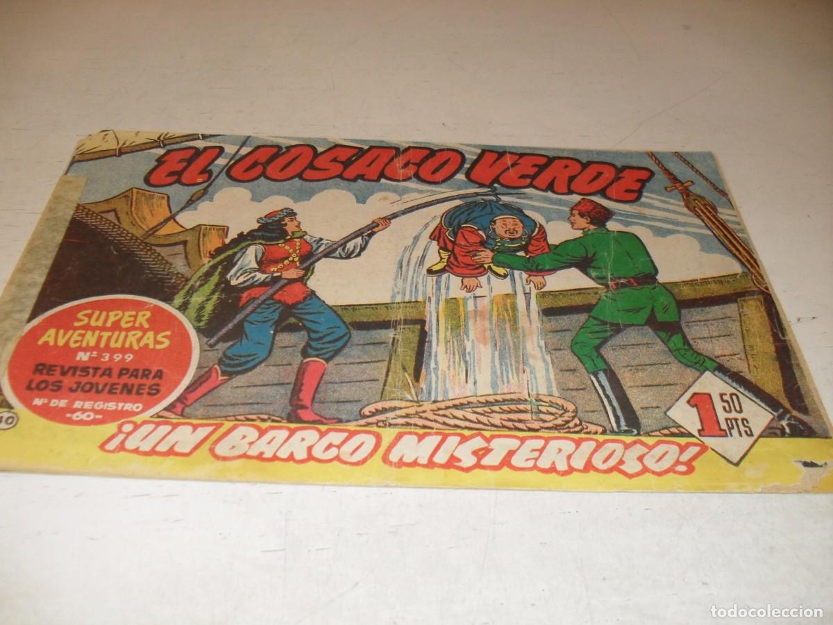 Tebeos: EL COSACO VERDE,ORIGINAL,N&ordm; 40,UN BARCO MISTERIOSO&iexcl;&iexcl;,DE VICTOR MORA,DE 144.BRUGUERA,1960