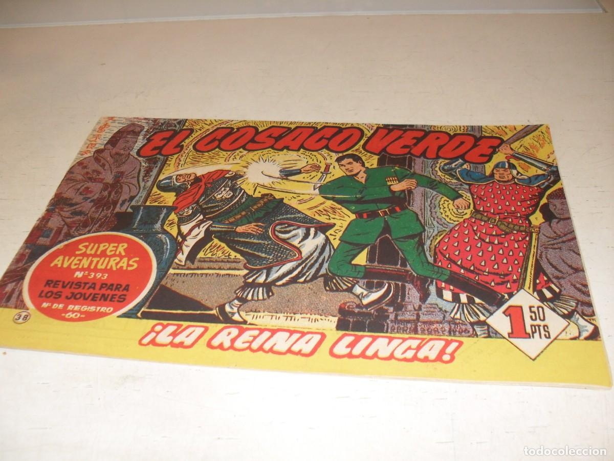 Tebeos: EL COSACO VERDE,ORIGINAL,N&ordm; 38,LA REINA LINGA&iexcl;&iexcl;,DE VICTOR MORA,DE 144.BRUGUERA,1960