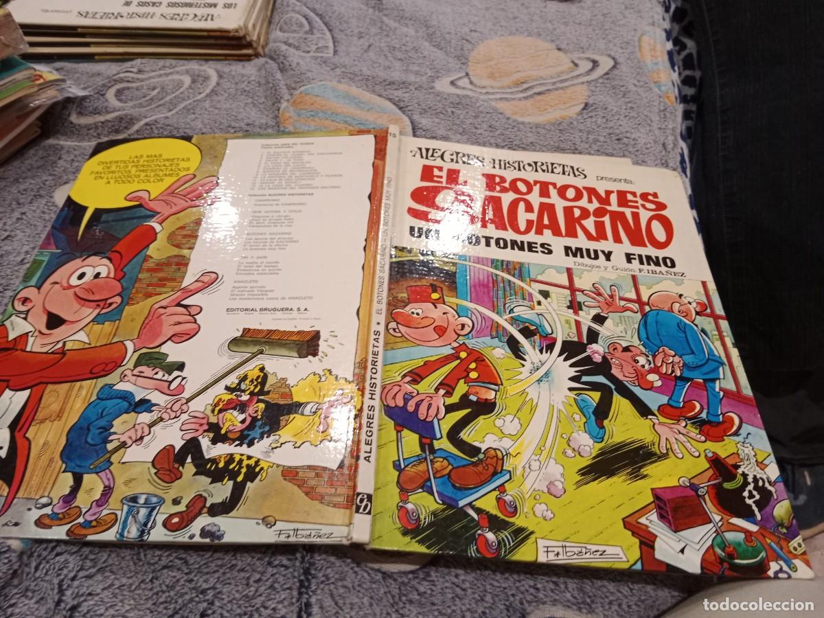 Tebeos: ALEGRES HISTORIETAS N&ordm; 15 EL BOTONES SACARINO-UN BOTONES MUY FINO- EDITORIAL BRUGUERA 1&ordf; ED 1972